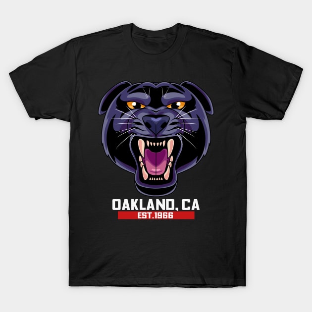 Black Panther Party T-Shirt by Noseking